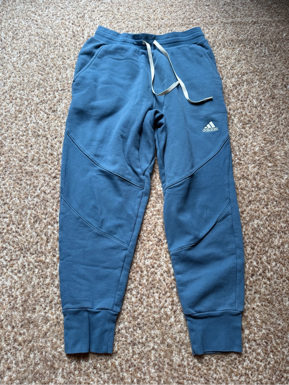 Adidas Men’s blue Jogger with Drawstring size medium